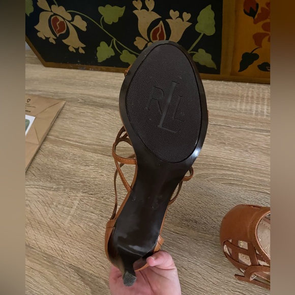 SOLD | Ralph Lauren Strap Heels - Picture 4 of 4